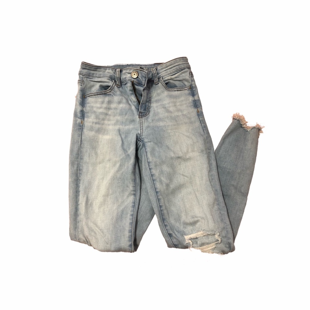 American Eagle Super Stretch Ripped Jeans